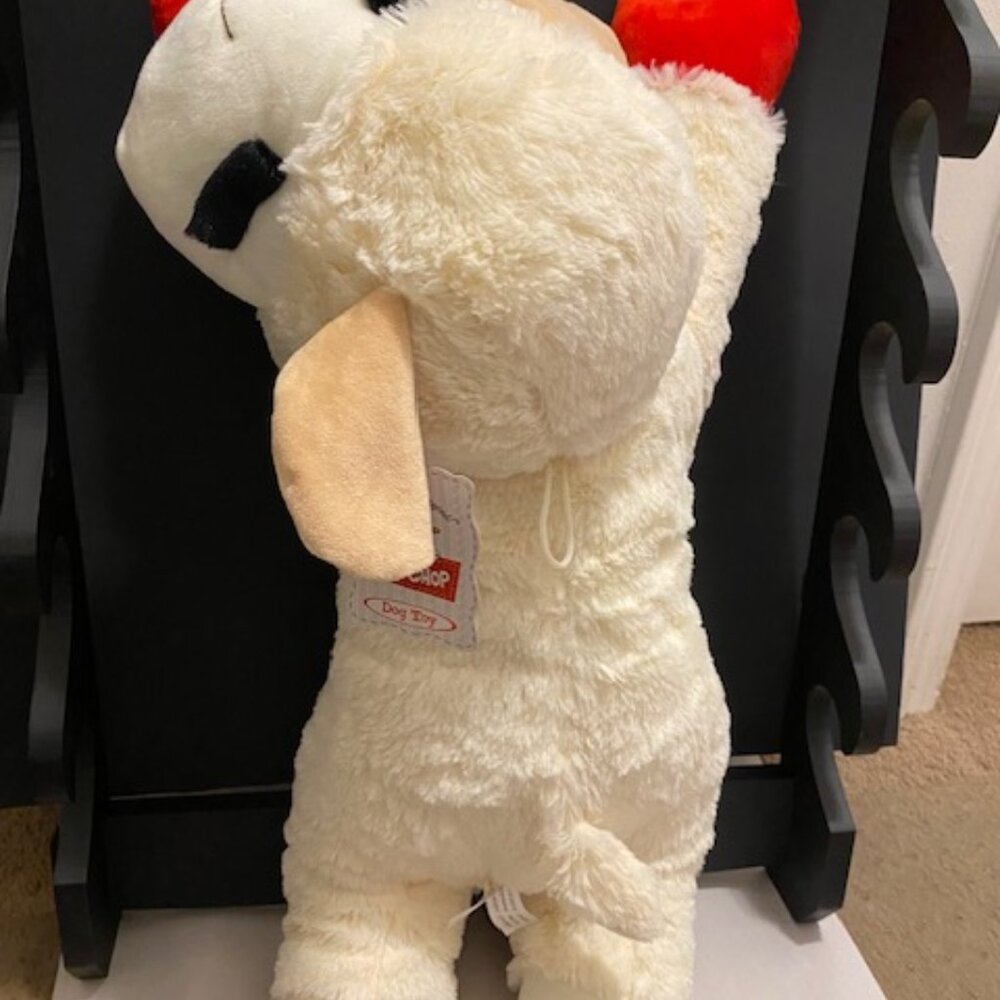 The Lamb! The Legend! 24" Plush Lamb Chop Dog Toy